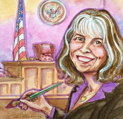 Judgment Day: Vicki Behringer Sketches People About to Go to Jail