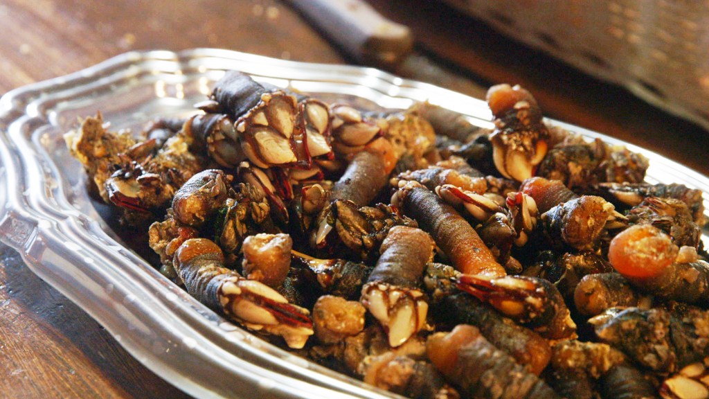 goose barnacle dish