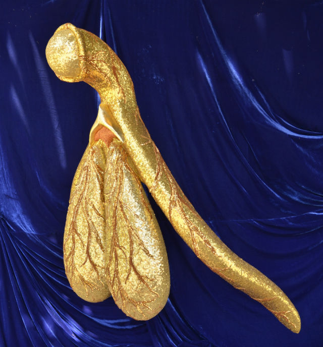 Deze enorme gouden clitoris is een ode aan de vrouwelijke anatomie