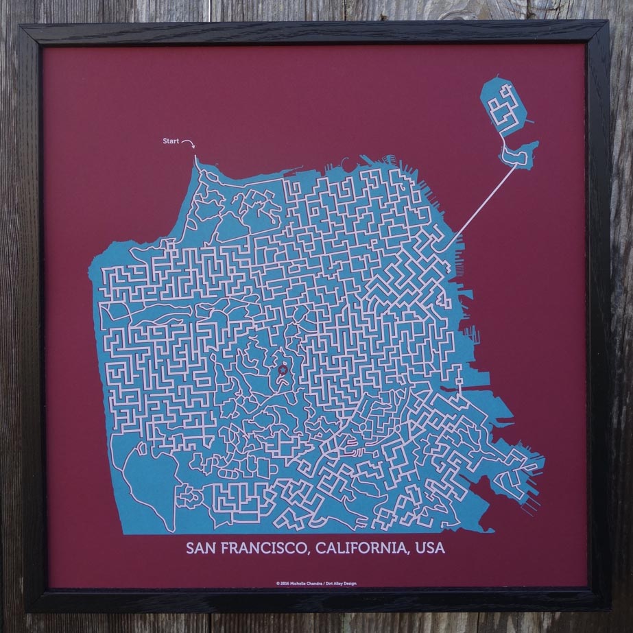 Get Lost in Mazes Made from Famous City Maps