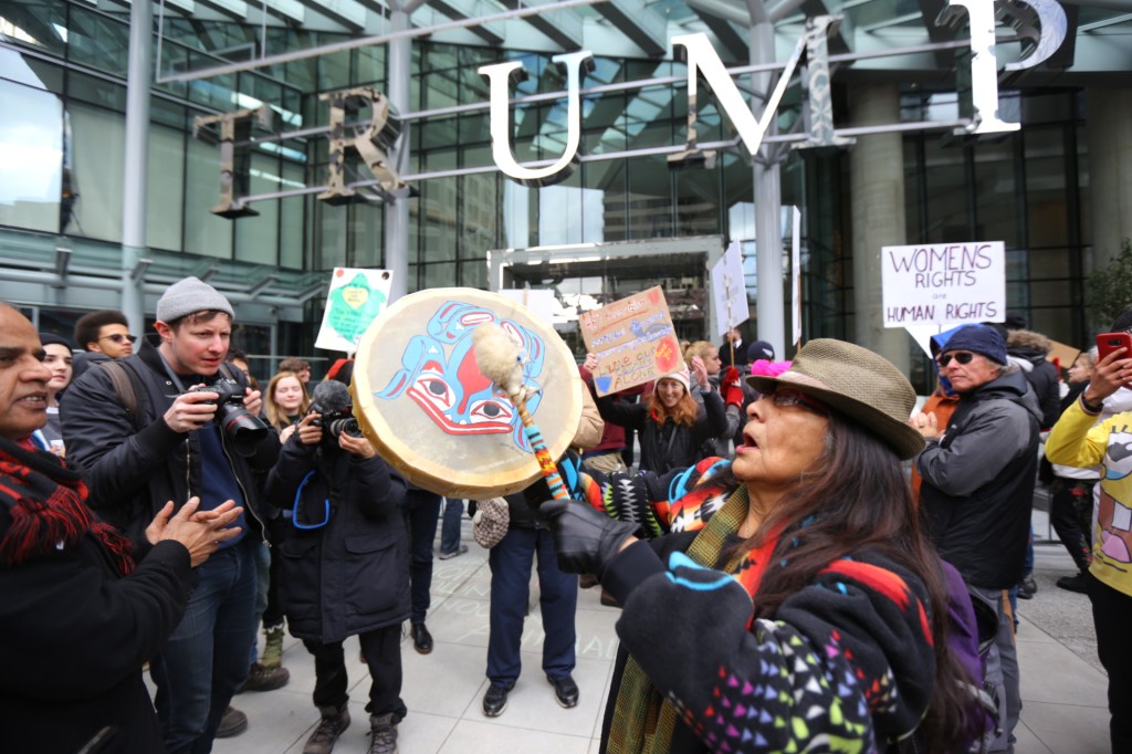 Vancouver protests grand opening of Trump Tower