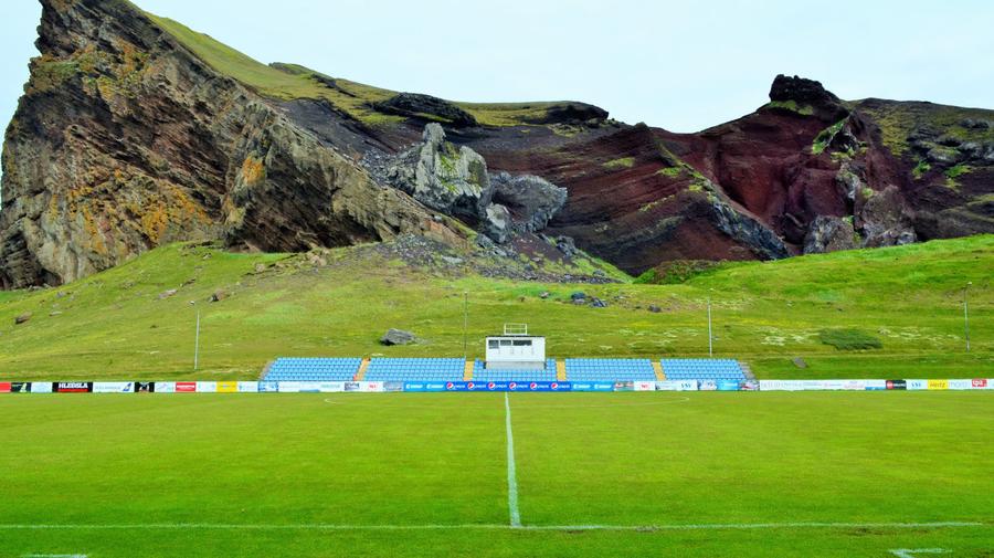 Soccer On Iceland’s Volcanic Island Of Heimaey