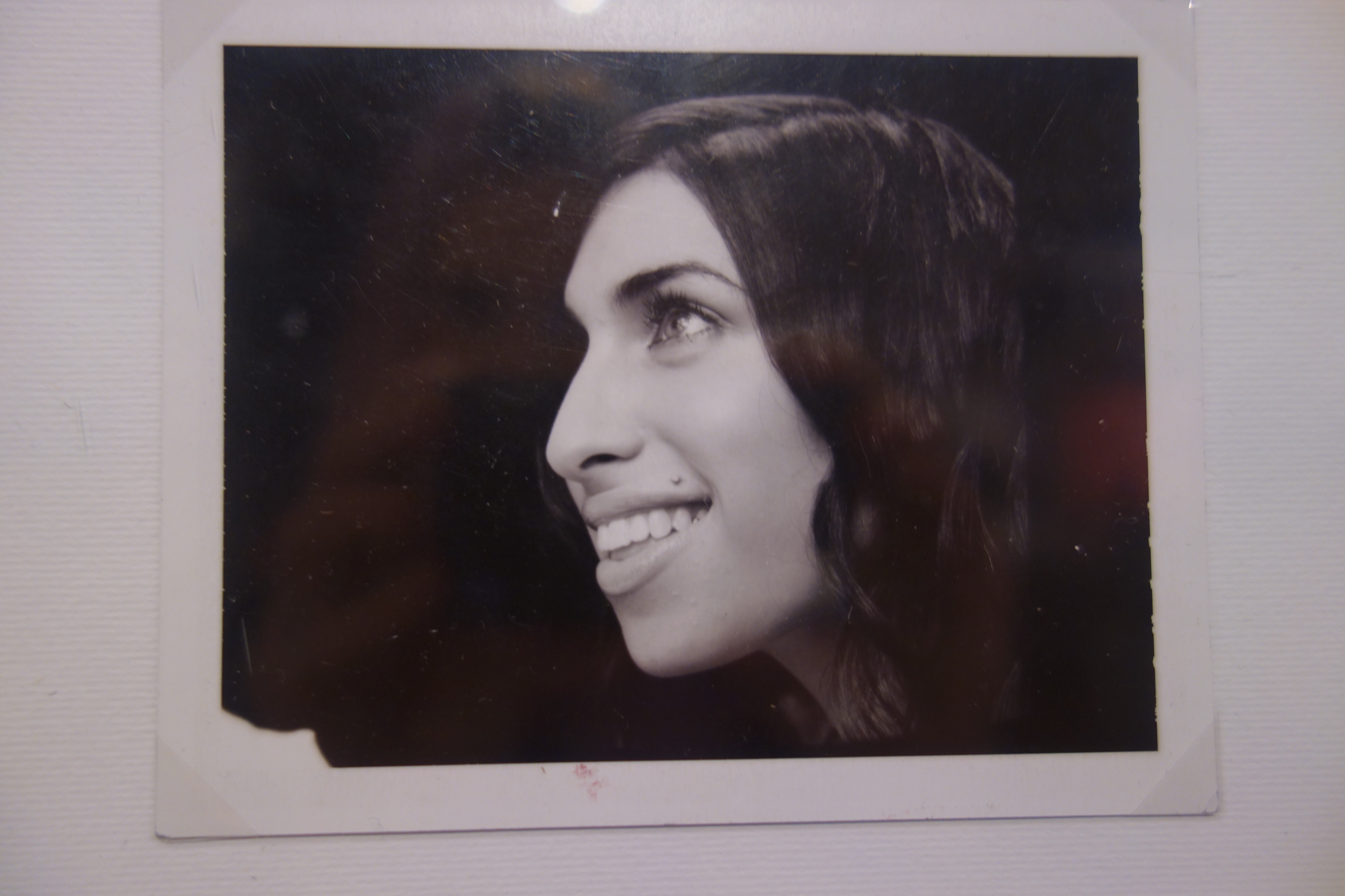 A photo of Amy Winehouse from the exhibition