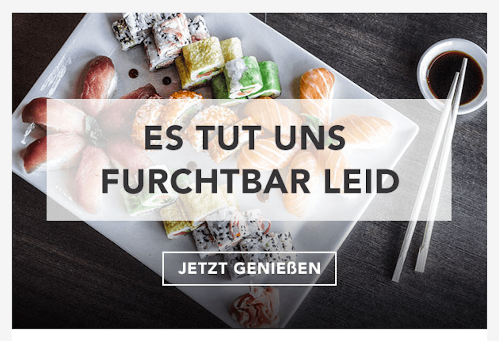 Ich habe versucht, die Zufriedenheitsgarantie auszureizen