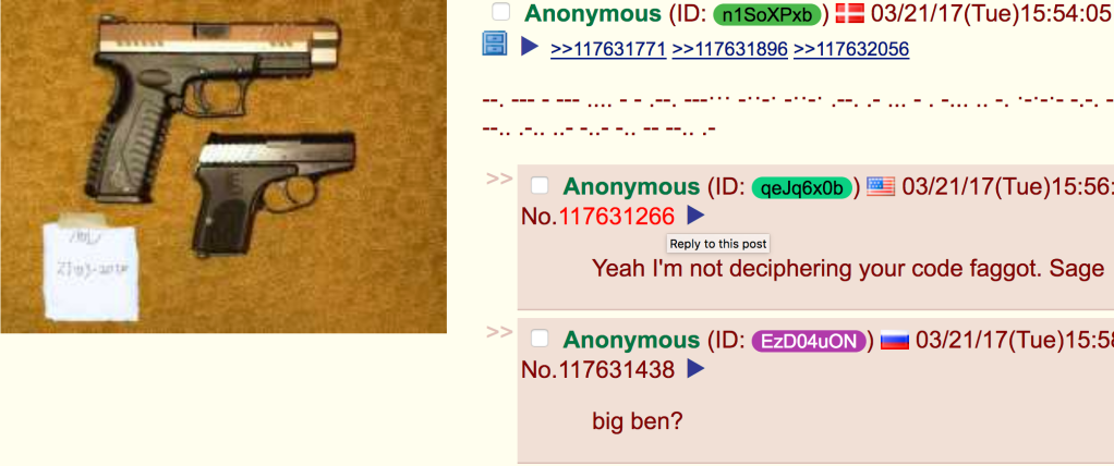 Hat ein Nutzer auf 4chan den Londoner Terroranschlag angekündigt?