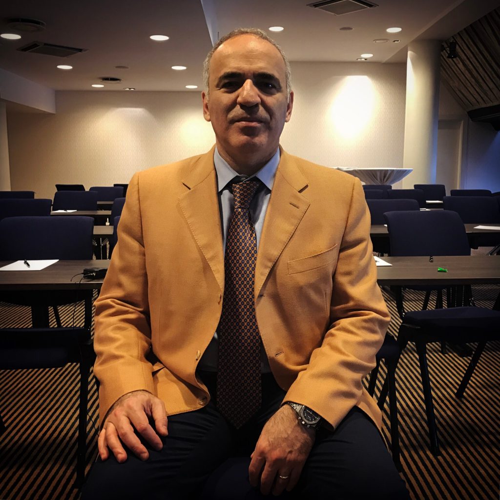 Pasé 15 minutos en un cuarto con Garry Kasparov