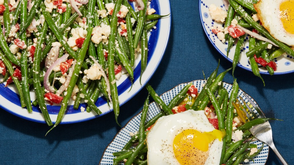 Grüne Bohnen mit Knoblauch-Limetten-Vinaigrette