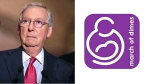 mitch mcconnell and march of dimes logo