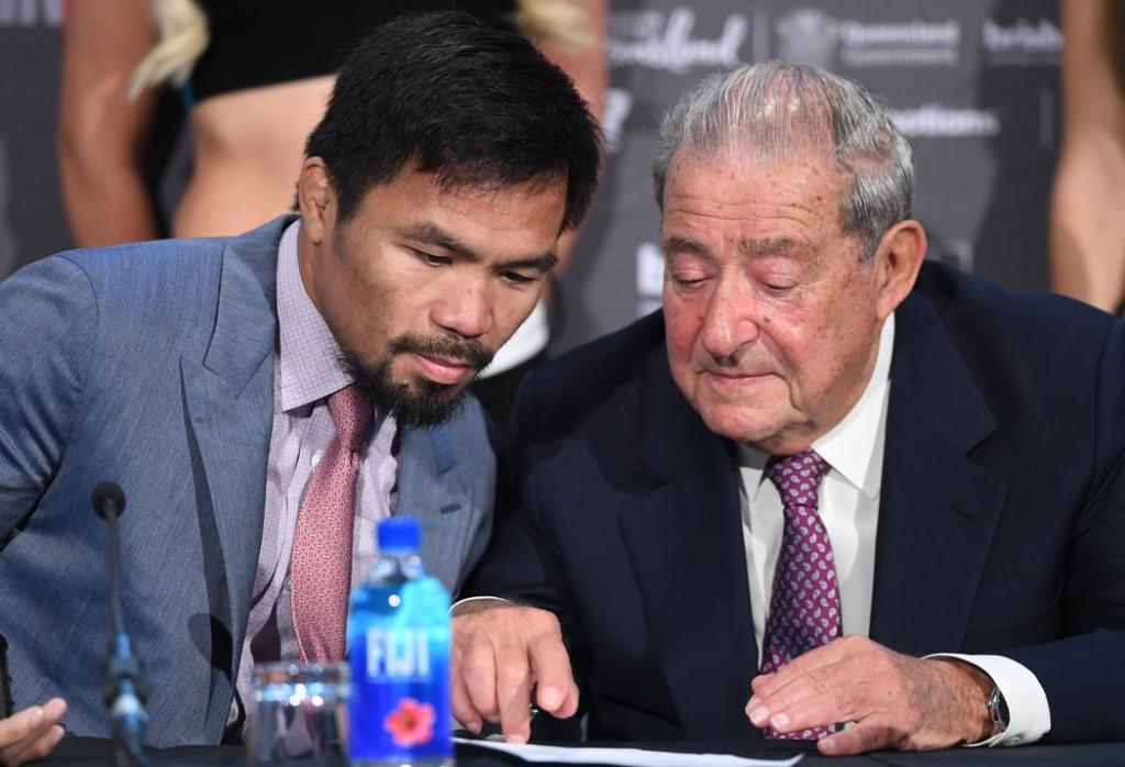 Bob Arum aplica la “ley del hielo” al campamento de Pacquiao, se acerca el fin de la relación