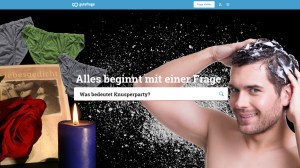 Die Seite GuteFrage.net mit einer der meistgestellten Fragen zur "Knusperparty"