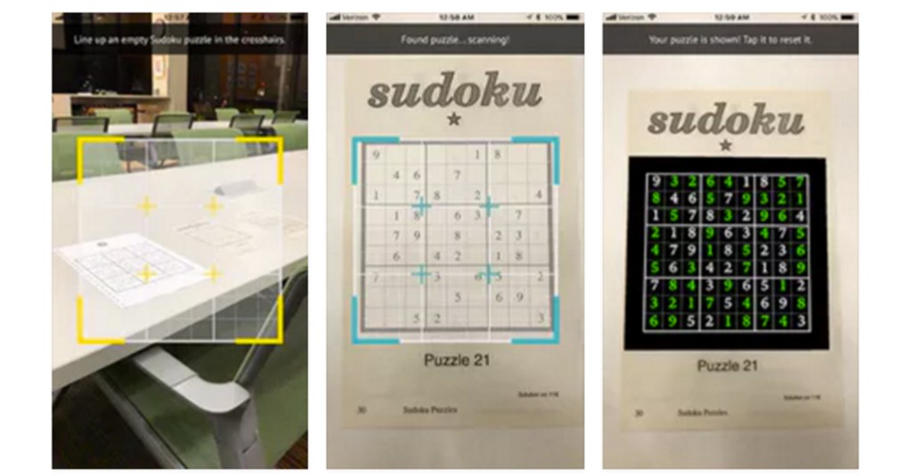 Met deze augmented reality-app ruïneer je sudoku’s voor iedereen