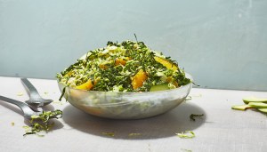 Shaved Brussels Sprouts, Kale, and Citrus Salad Recipe