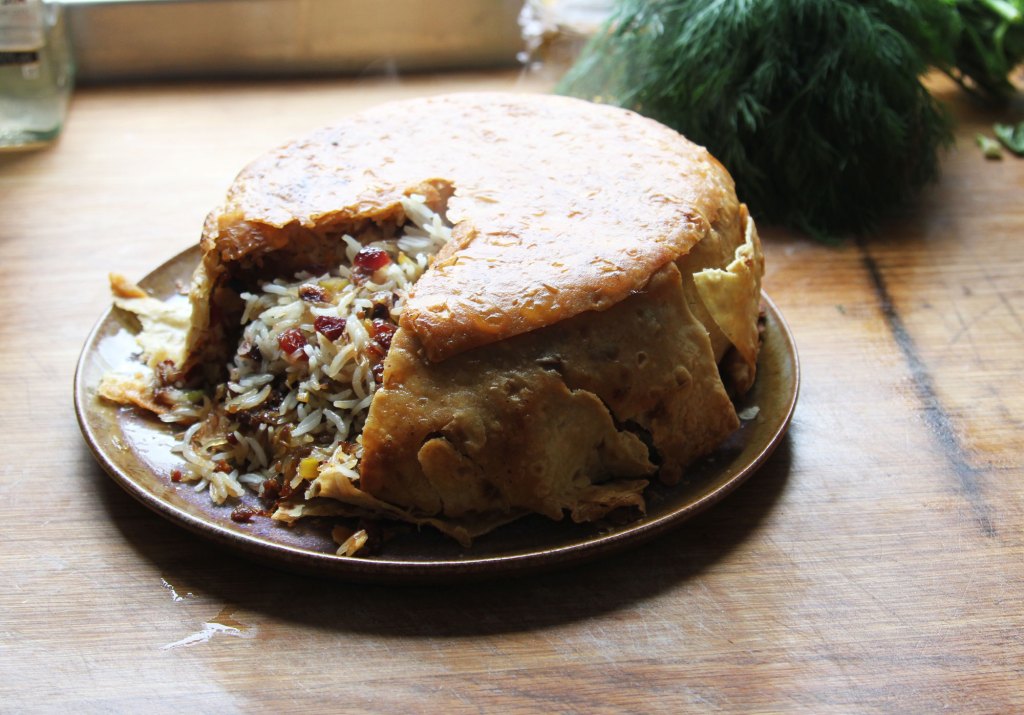 Shakh Plov (Azerbaijani Chicken and Crown Rice Pilaf) Recipe