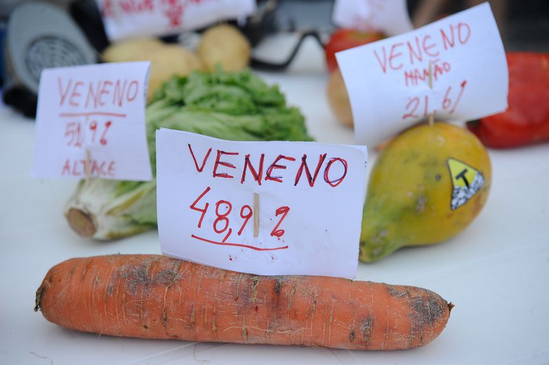 Mais da metade da comida que chega à sua mesa tem agrotóxico