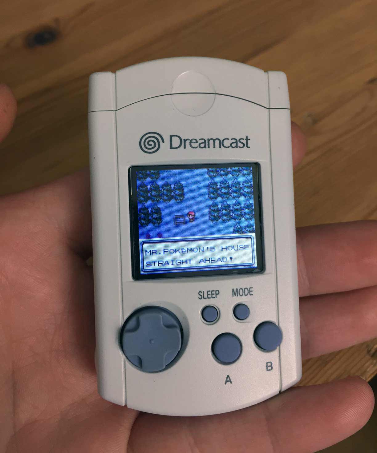 Dreamcast hot visual memory unit