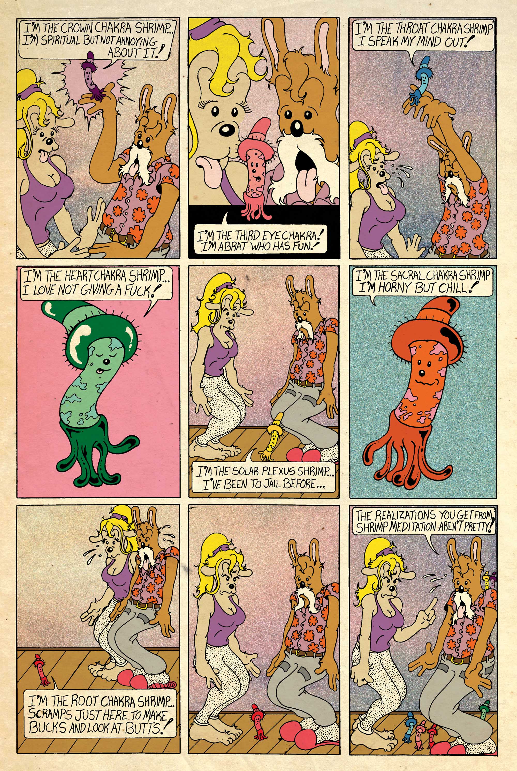 Shrimp Chakras Today S Comic By Brian Blomerth