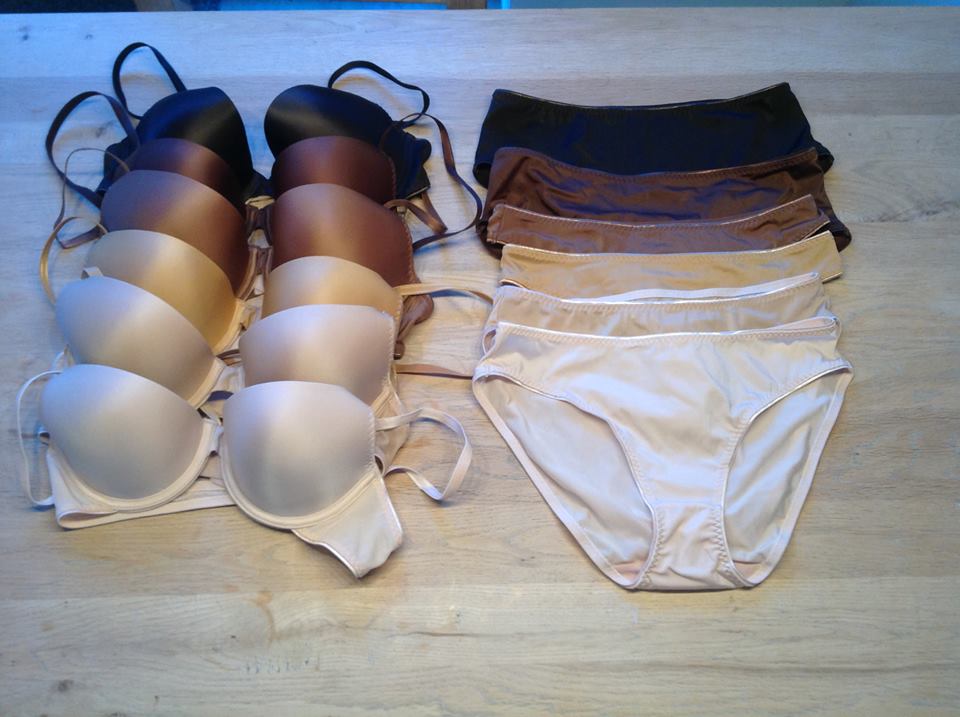 In Nederland is binnenkort huidskleurige lingerie te koop die niet beige is