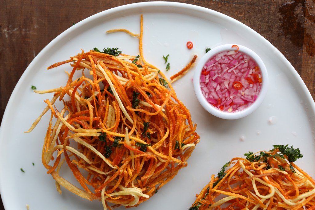 Ukoy (Shredded Vegetable Fritters) Recipe