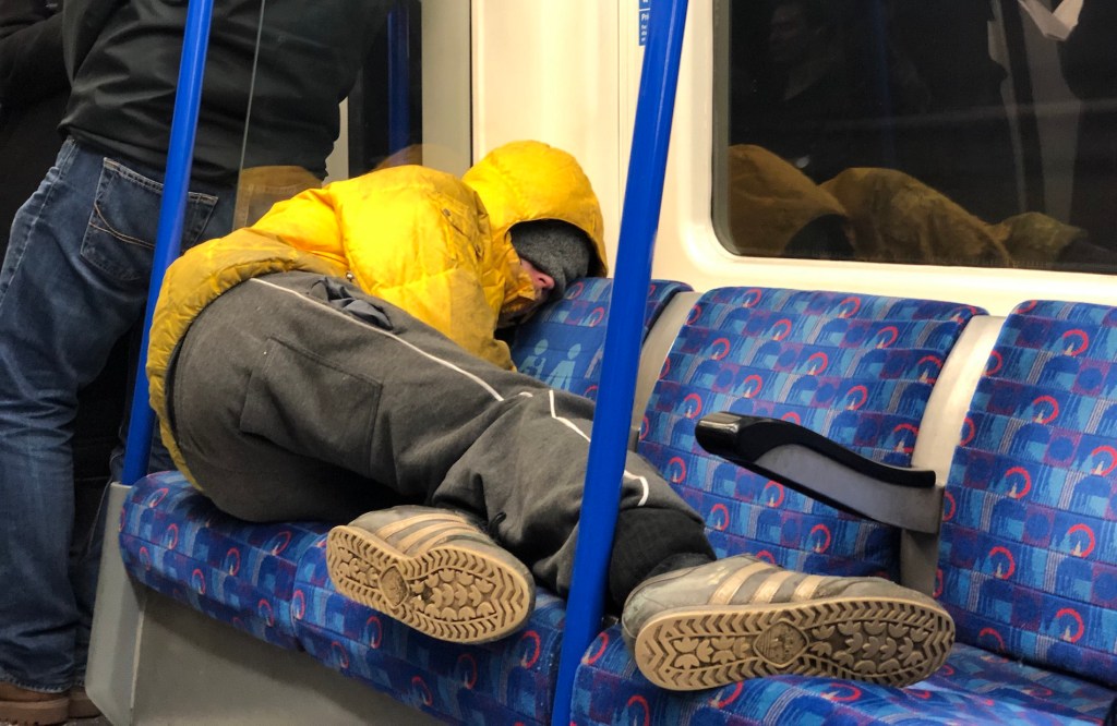 London’s Homeless Talk About Sleeping On Public Transport