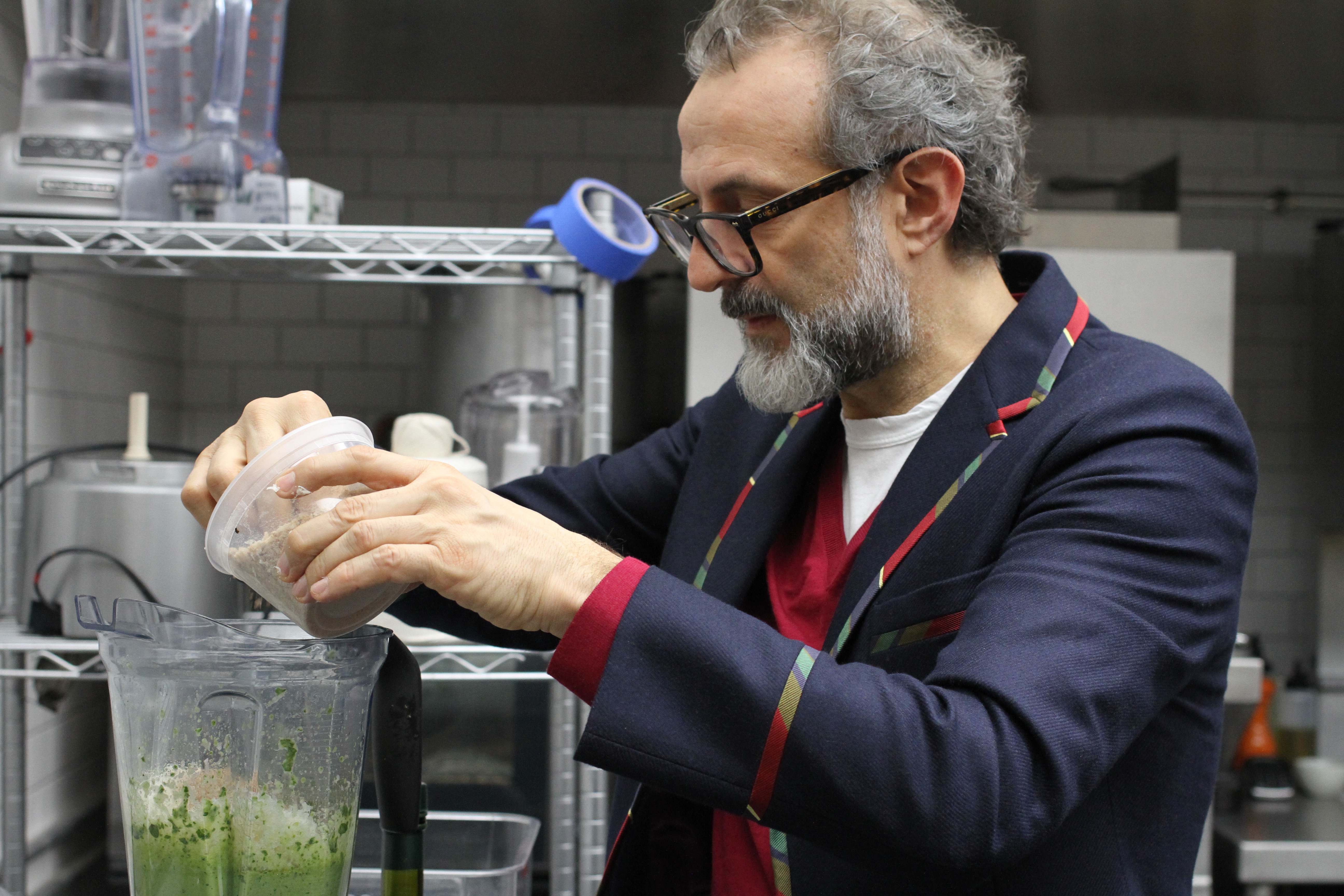 Massimo Bottura test kitchen MUNCHIES