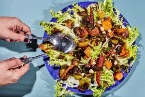 Insalata di tuberi e verdure