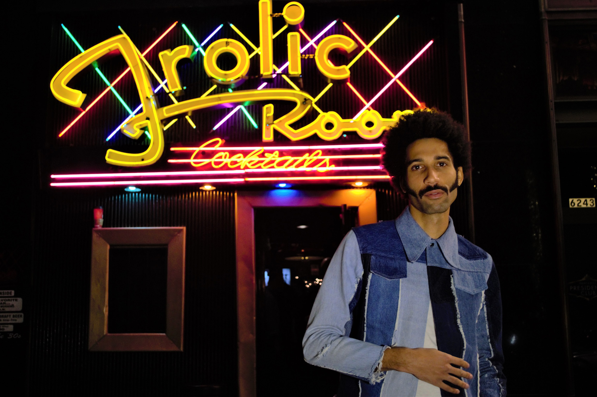 Sizzling Photos of LA Party People Perfectly Matching Neon Signs