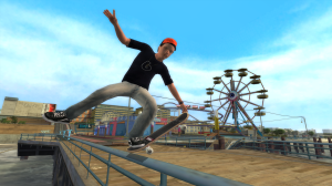 Die Mod THUG Pro versammelt Skateparks aus der ganzen Seriengeschichte, zum Beispiel auch die Promenade vn Santa Cruz aus Tony Hawk's American Wasteland.