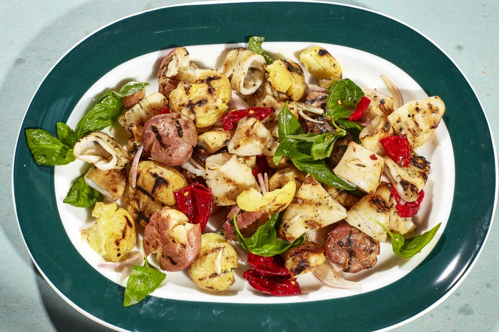 Grilled Squid with Calabrian Chiles Recipe