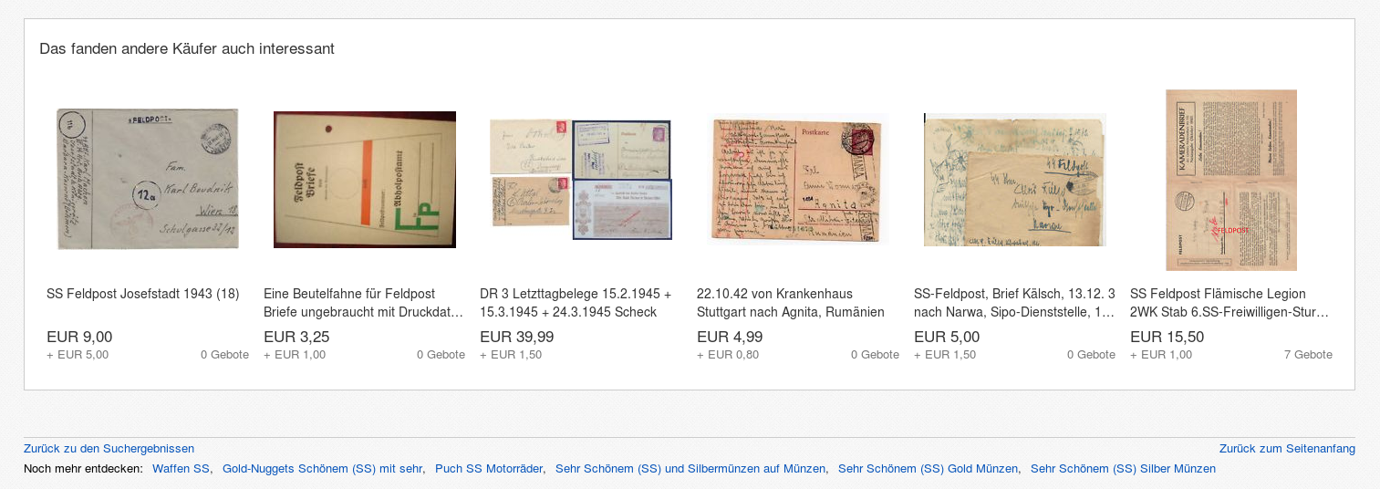 Ebay-Suchvorschlag