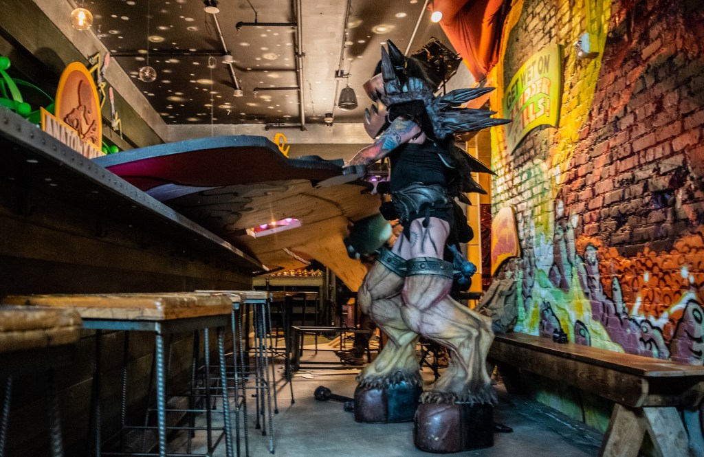 GWAR destroys the'Rick and Morty'-themed bar, the Wubba Lubba Dub PUB.