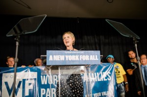 Cynthia Nixon delivers her concession speech