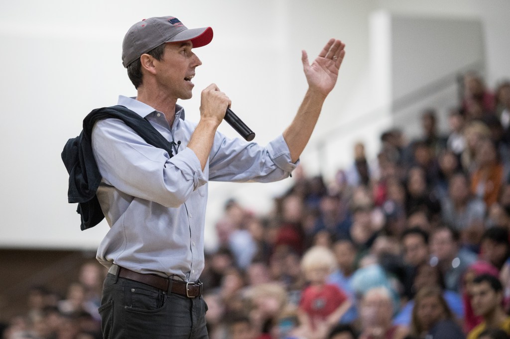 ​Beto O'Rourke at a Houston event.