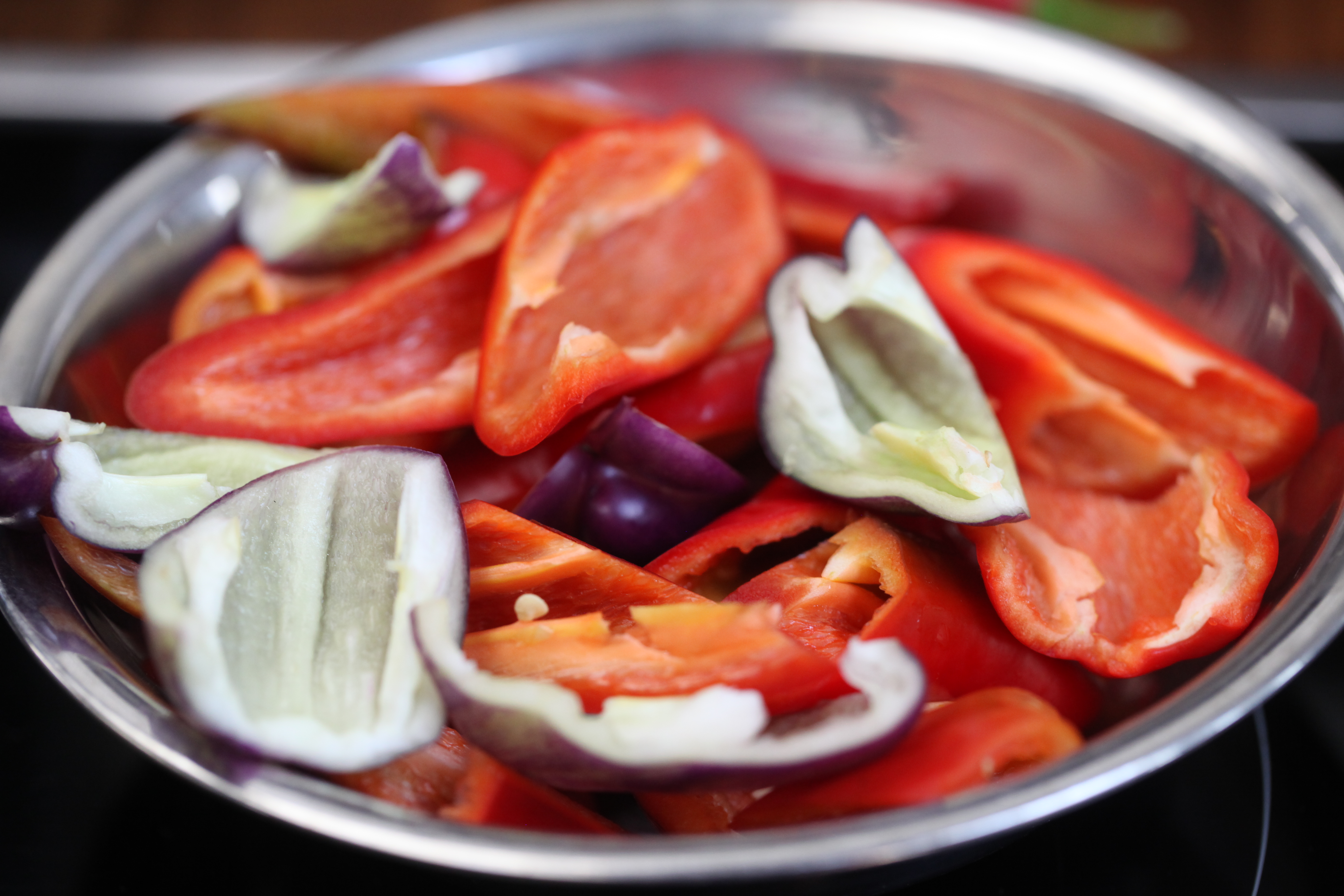 chopped peppers