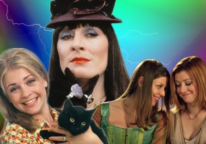 Collage of Sabrina the Teenage Witch, The Witches and Willow and Tara from Buffy