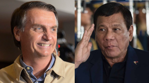 ​Jair Bolsonaro e Rodrigo Duterte