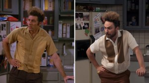 Stills from 'Seinfeld' and 'Always Sunny'