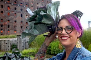 El Jardín's Claudette Zepeda-Wilkins with red cabbage