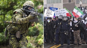 Canadian military armed forces, right wing neo-nazis