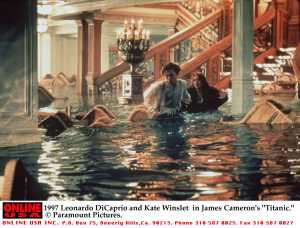 Leonardo DiCaprio dan Kate Winslet di 'Titanic'