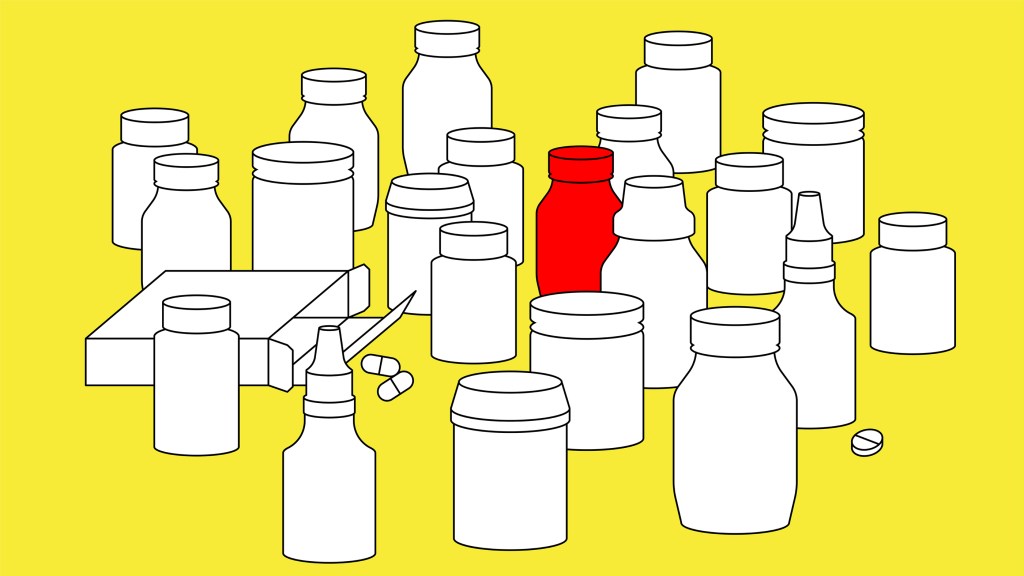 ​Illustration of several medicine bottles