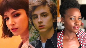 Lupita Nyong'o (protagonista em Black Panther), Timothée Chalamet (Call Me By Your Name) e Úrsula Corberó (La Casa de Papel)