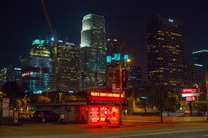 LA downtown psychic st night