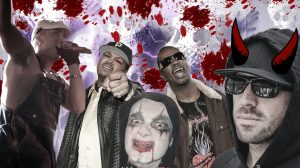 Horrorcore-Rapper aus den USA und Deutschland, Eminem, Three 6 Mafia, Basstard, Frauenarzt