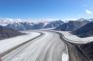 Climate change is causing glaciers in the Saint Elias Mountains to rapidly shrink, scientists say.