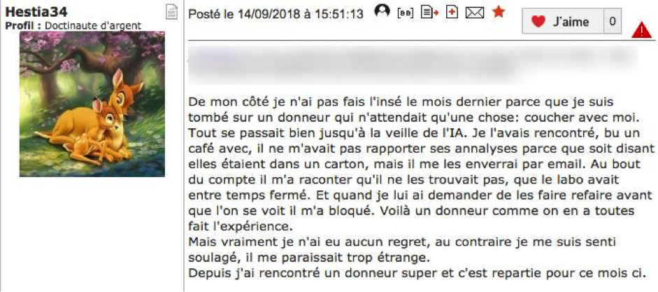 Commentaire de demandeuse