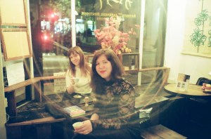 Musician Lucy Dacus in a London tea house in 2018