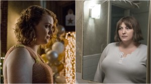 Shannon Purser in 'Sierra Burgess Is a Loser,' via Netflix (L). Joy Nash in 'Insatiable,' via AMC (R).​