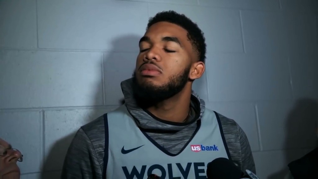 Karl-Anthony Towns responds to questions about Jimmy Butler.