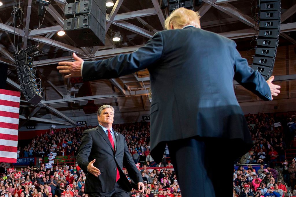 Sean Hannity said Monday he would not be joining Donald Trump on stage at his final campaign rally in Missouri, despite the president’s team billing him as a “special guest.”