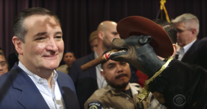 Ted Cruz and Triumph the Insult Comic Dog